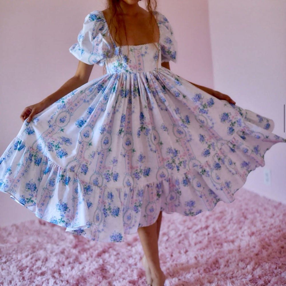 Selkie La Belle Etoile Cotton French Puff Dress